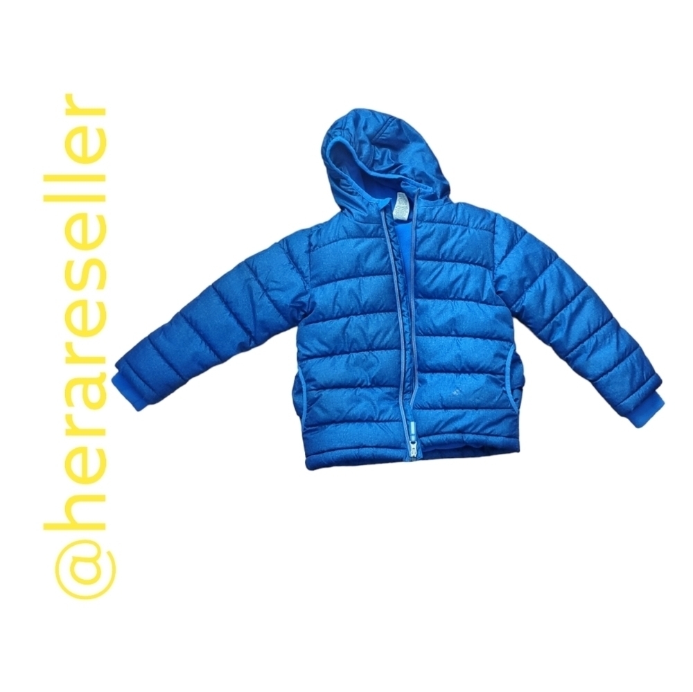 Faded Glory XSmall 4/5 Blue Toddler Boy Coat